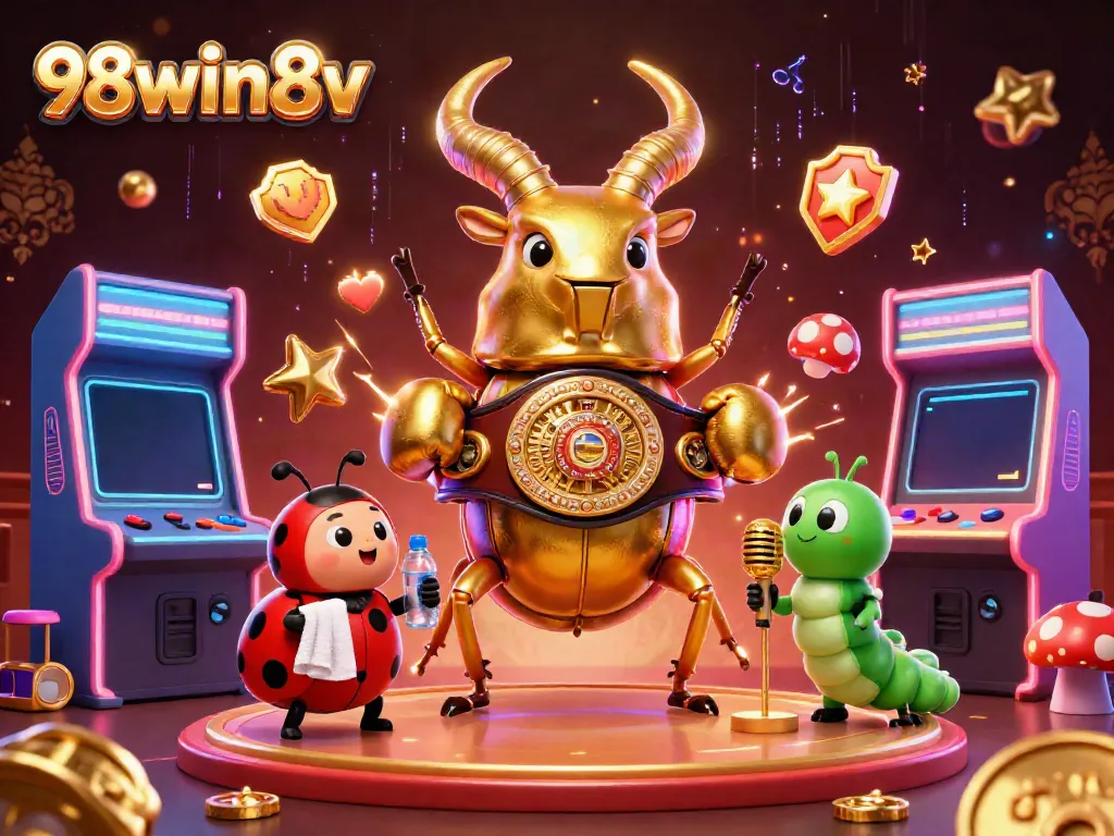 Experience winning moments at 98win8v with vibrant digital casino gaming action featuring dynamic characters.