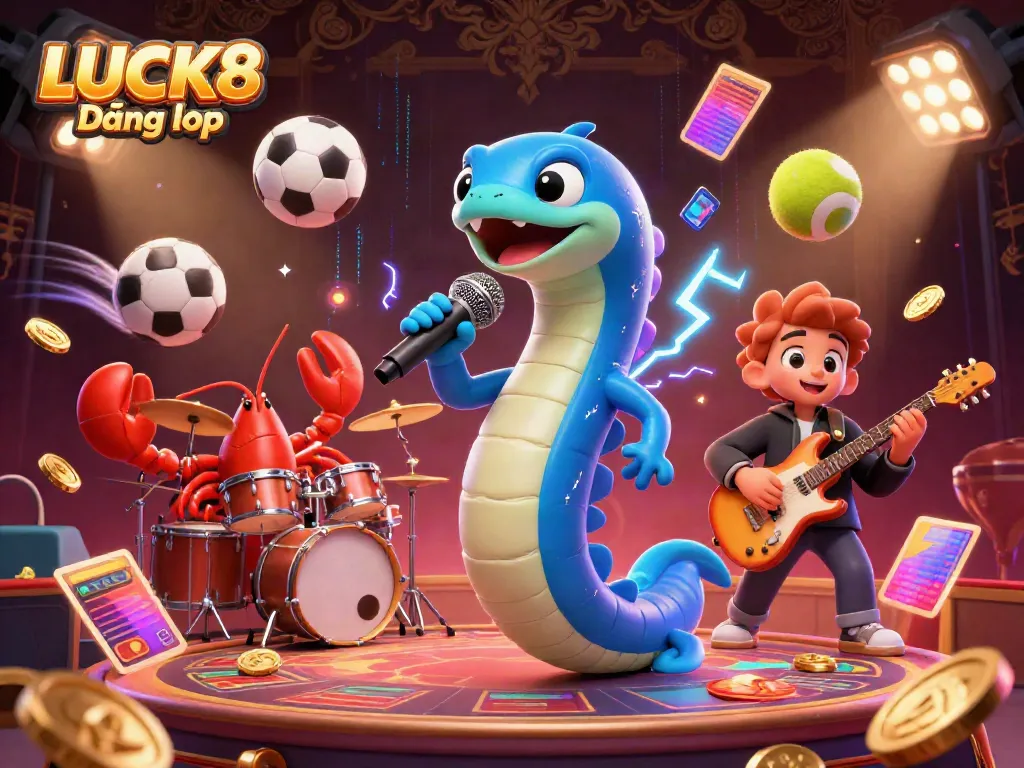 Experience thrilling moments while playing LUCK8 Đăng nhập with a vivid underwater casino setting.