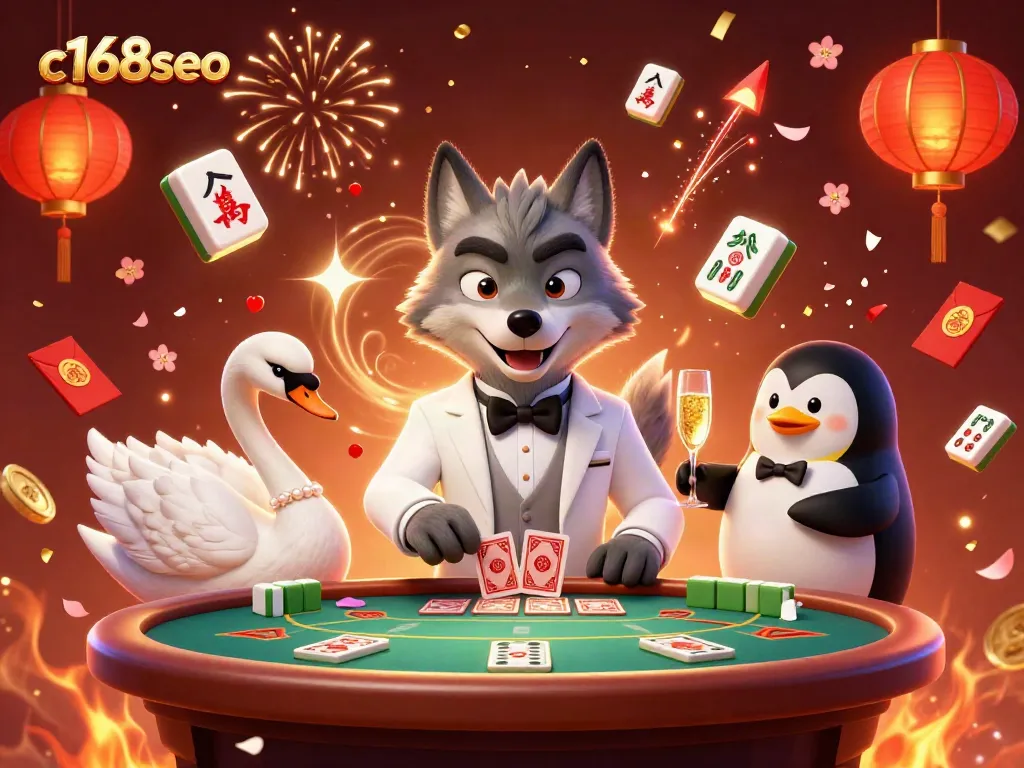 Experience thrilling baccarat gameplay at c168seo with imaginative characters and festive casino elements.