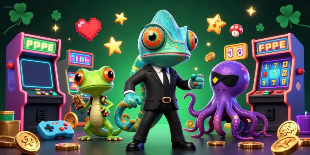 Experience vibrant gaming action with five88bet's dynamic cartoon characters in a casino-themed 3D scene.