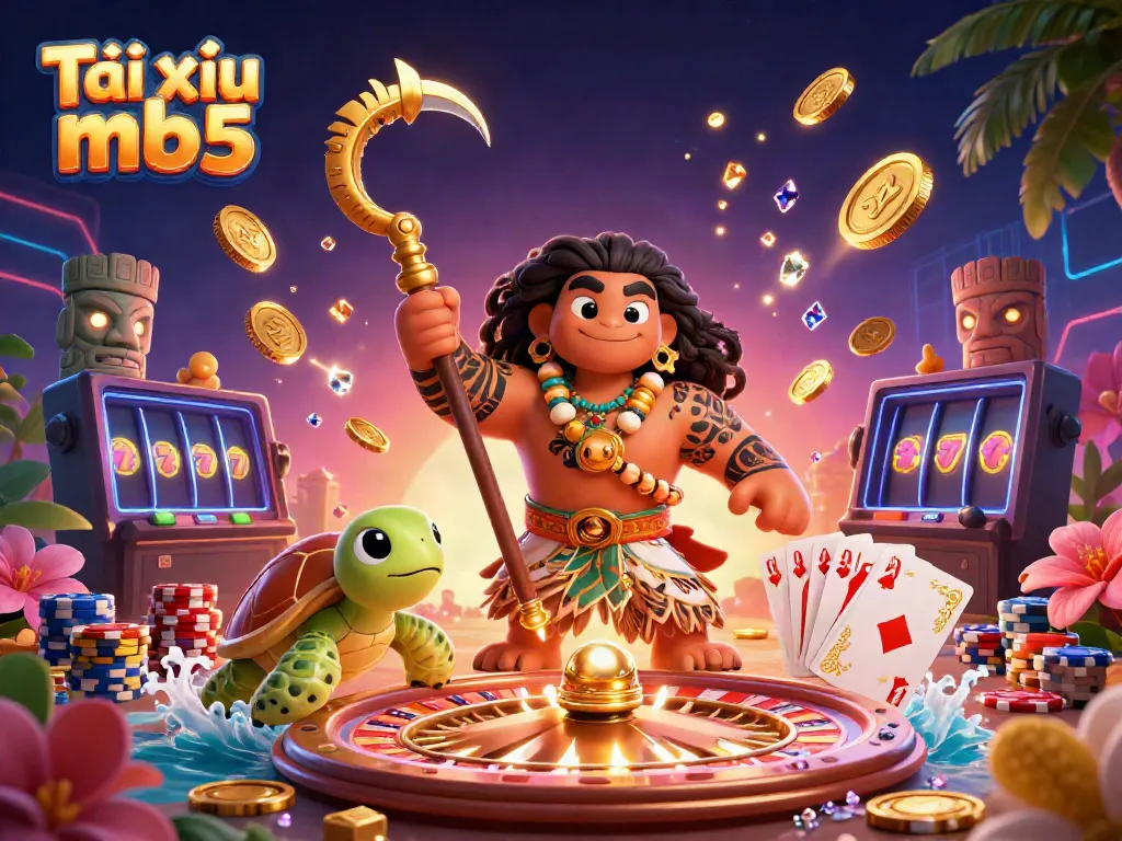 Experience thrilling bets with Tài xỉu mb5 as the vibrant game elements and characters come to life.