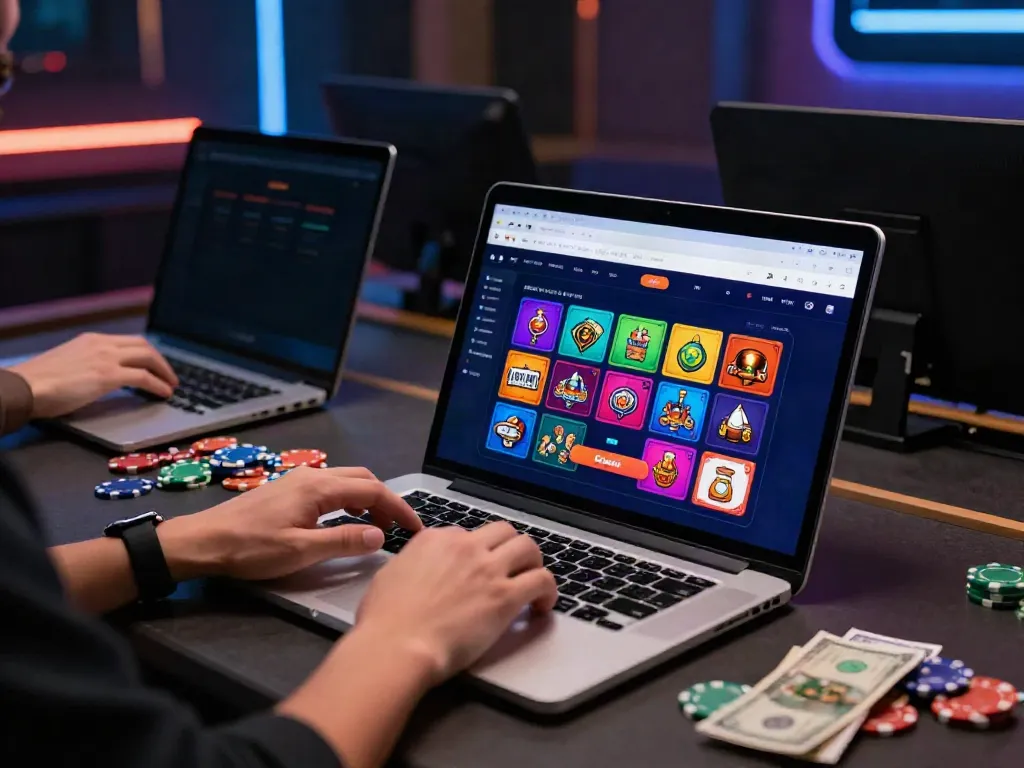 Engaging online gaming experience at red88 with live betting interface and colorful game icons.